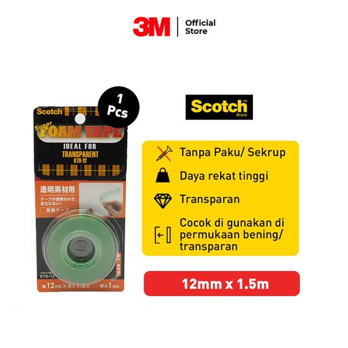 

Tape | Scotch 3M Perekat Super Bening Tape Super Strong Transparent Ktd-12