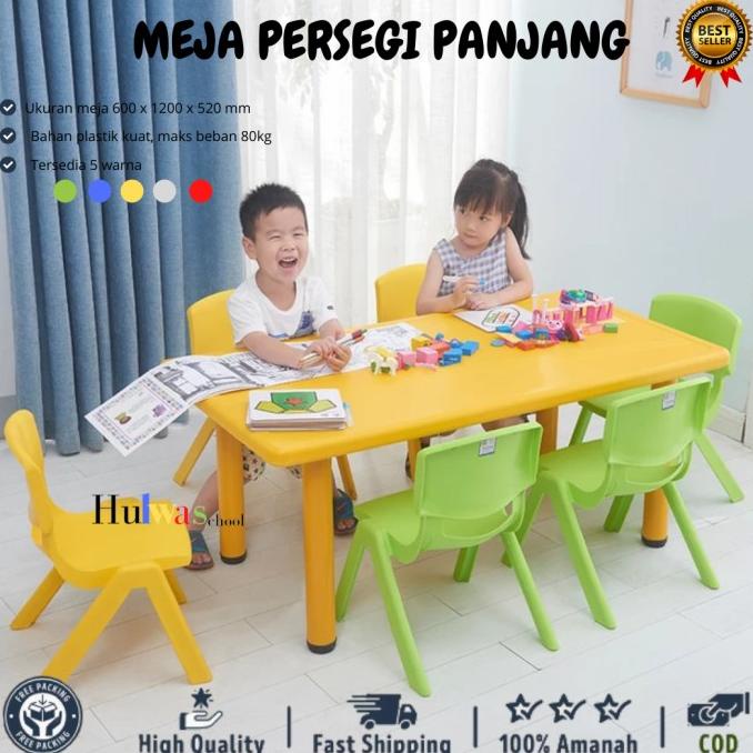 '+'+'+'+] Meja Anak TK | Meja Anak PAUD | Meja Anak Plastik Kuat | Meja Anak Pan