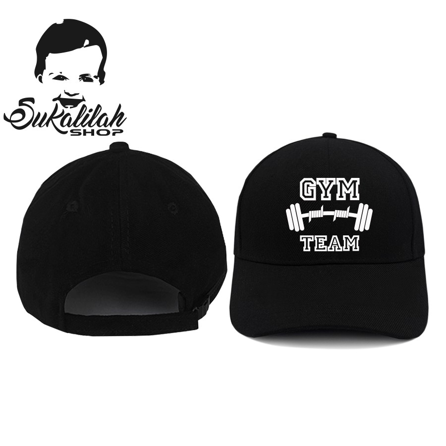 Topi Baseball Caps pria unisex all size Gym Team