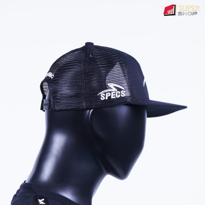 Topi Specs Original Snapback Trucker Cap Supersimic Black