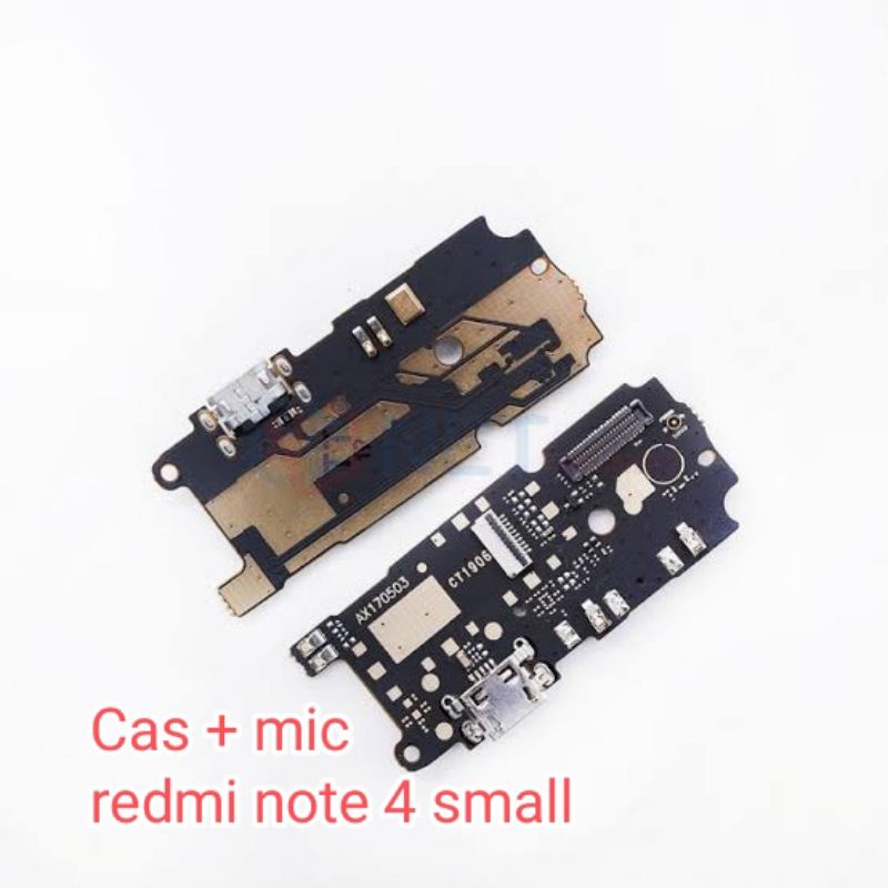 KONEKTOR CAS + MIC REDMI NOTE 4 SMALL