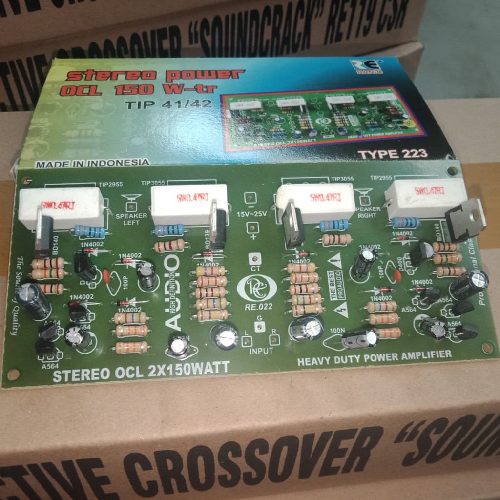 Kit power driver ocl stereo tip41 tip42