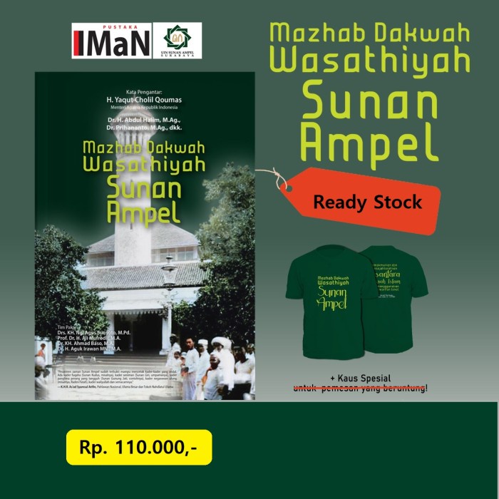 

PROMO!!! MAZHAB DAKWAH WASATHIYAH SUNAN AMPEL + BONUS KAOS TERMURAH