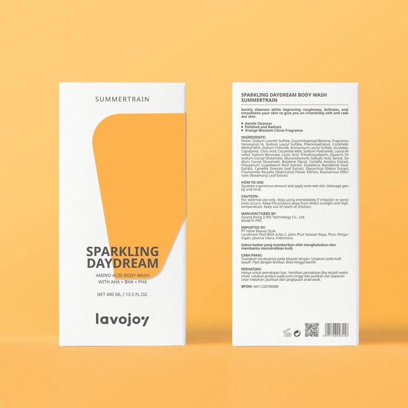 LVJ lavojoy Sparkling Daydream Body Wash | Sabun Mandi