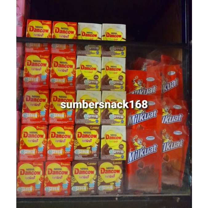 

Susu Mini Dancow cair kotak 115 ml perpaket isi 5 kotak