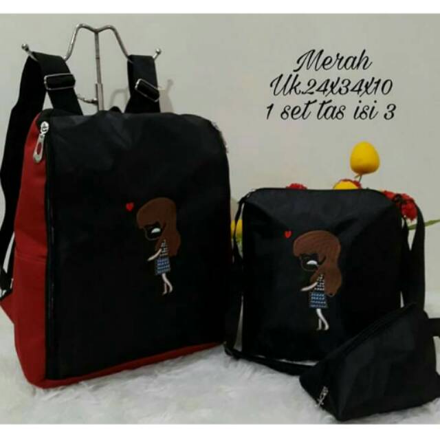 Tas rangsel 1 set