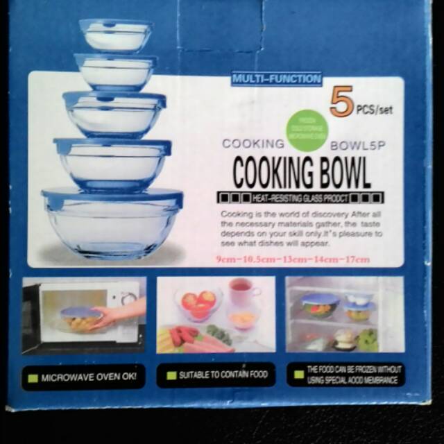 Glass Bowl Set / Fresh Bowl kaca / Mangkok Bowl