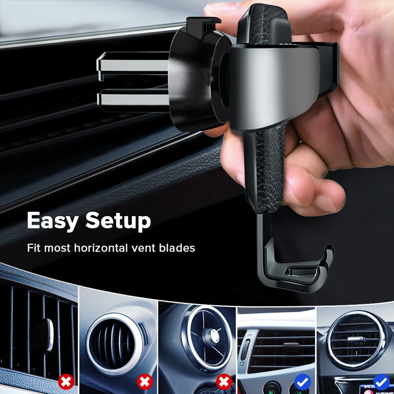 Car Holder Air Vent Holder HP Ventilasi Ac Mobil / Smartphone Vent Car Mount Holder