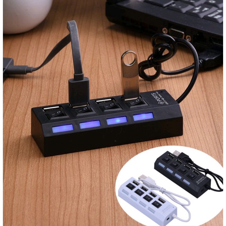 USB hub 4 port / colokan USB 4 port / saklar USB 4 titik