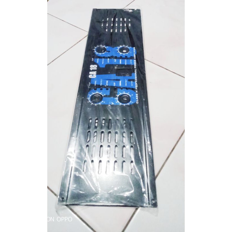 Plat CA18 Panel Depan Belakang Power Amplifier Stereo