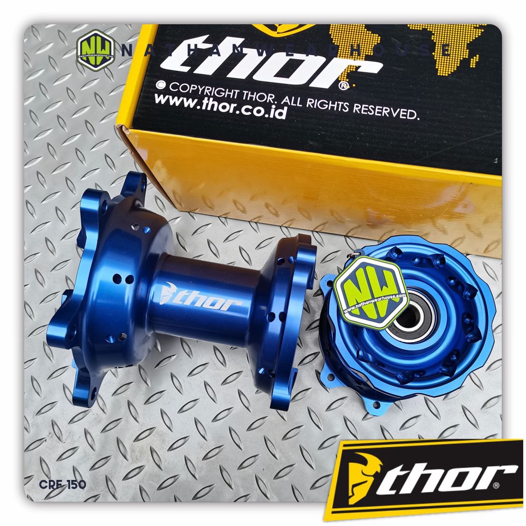 Tromol Set CRF 150 Depan Belakang CNC Forged 36H Thor