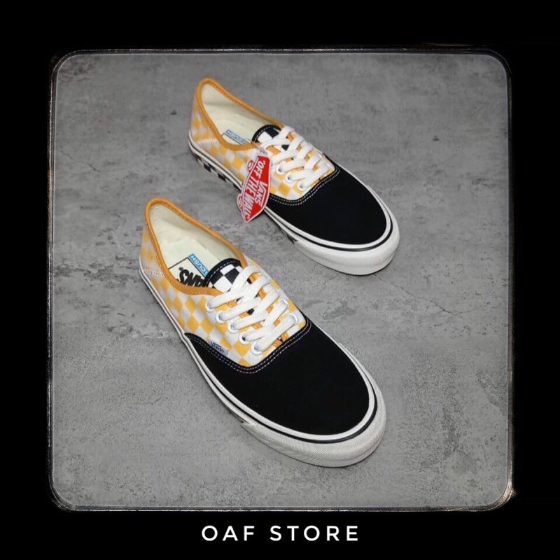 Vans Authentic SF Surf Check Black Sunflower