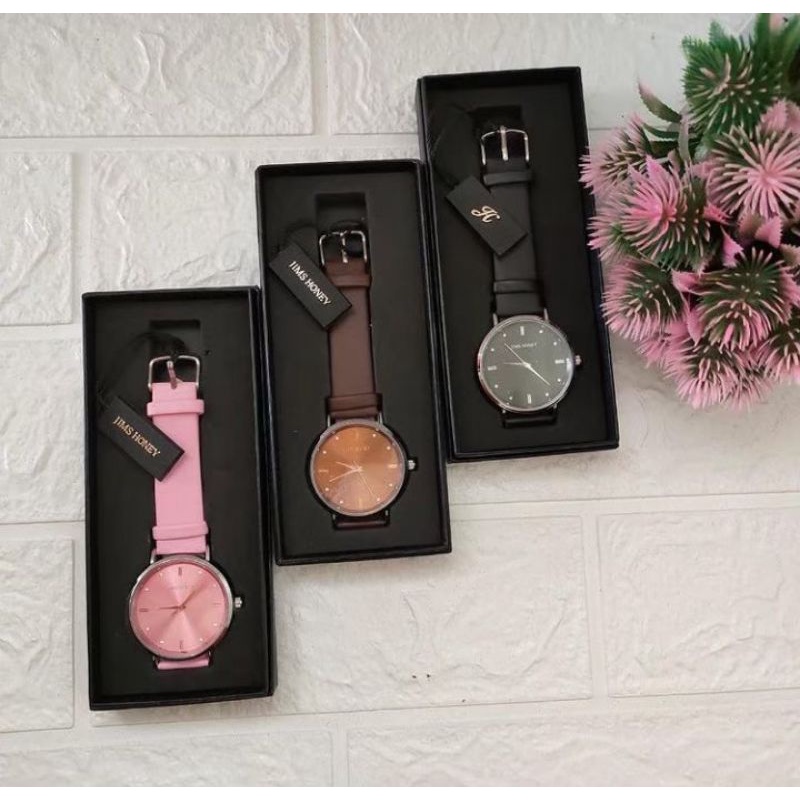 Jam Aksesoris Tangan Fashion Wanita Cewek Kecil Murah Jims Honey JT ( 8123 )