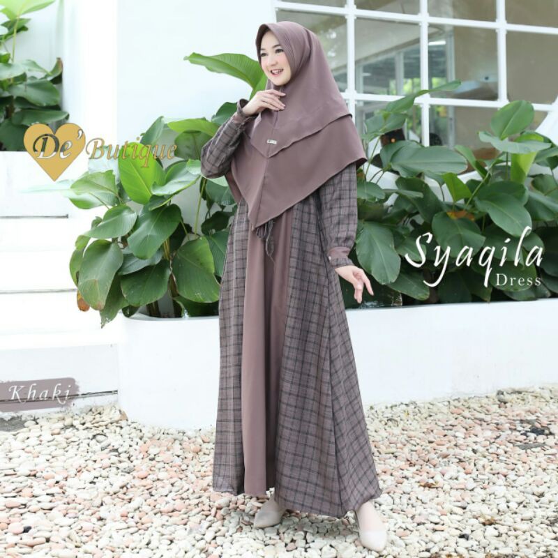 TERBARU GAMIS SET SYAR'I SHAQILA/KATUN DOPDYED/ORI DE BOUTIQUE