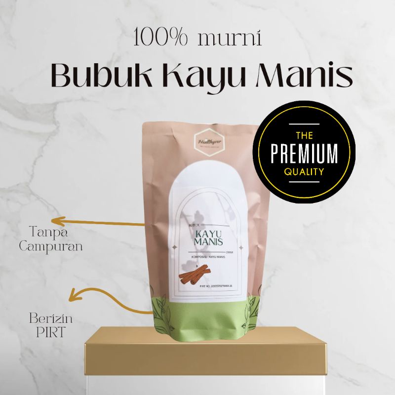 

DOV Healthyver Bubuk kayu manis cinnamon powder murni 200gr