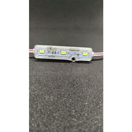 Lampu LED Strip Module 3 Mata Samsung SMD 12v led samsung DC 3 Mata 12 v volt lampu neon box lampu m