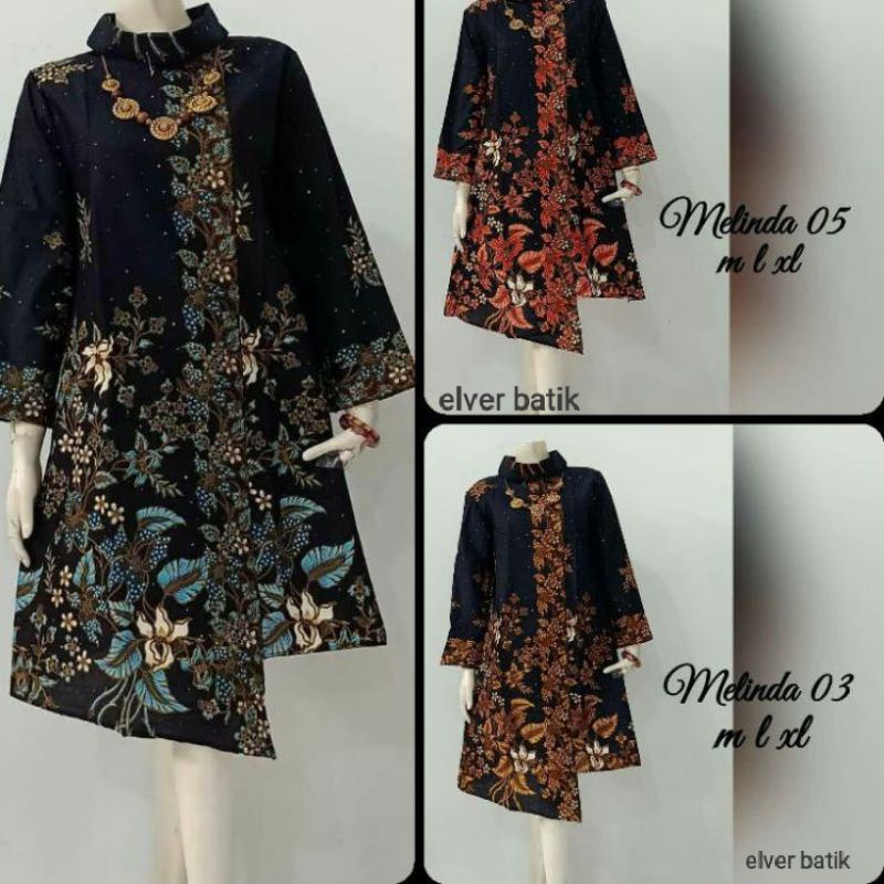 TUNIK BATIK MELINDA EXCLUSIVE / ATASAN BATIK ELEGAN