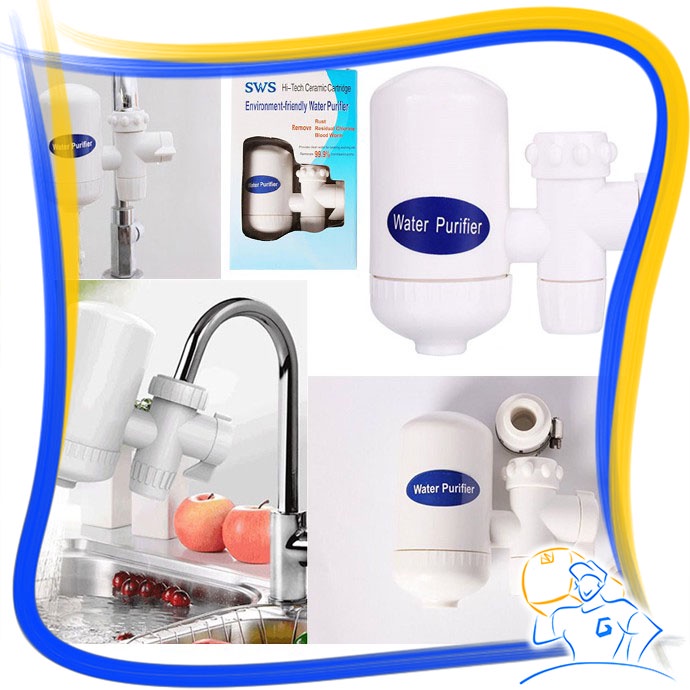 Saringan Air Alat Penjernih Filter SWS Penyaring Air Filter Air Kran Dapur Ceramic Catridge Water Purifier SWS Hi Tech