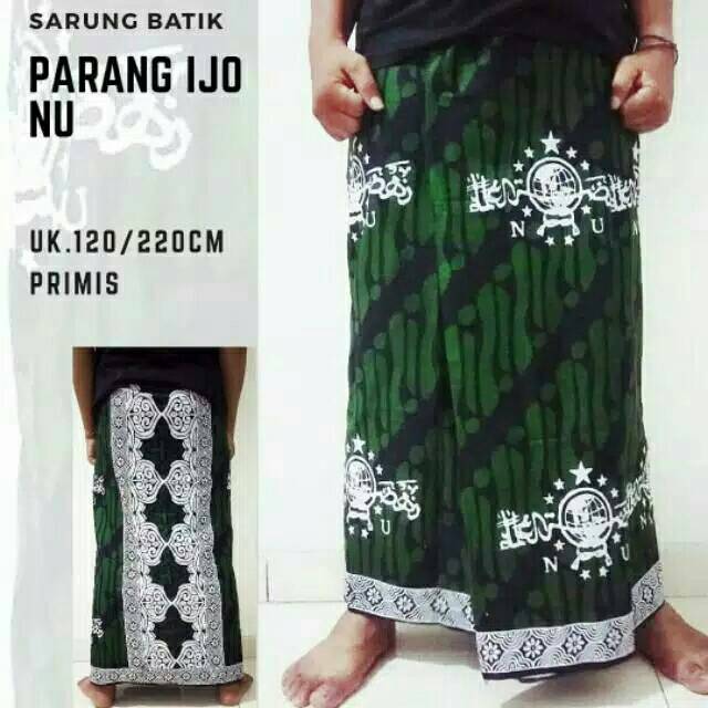 COD*(MURMER)* Sarung Batik NU || Sarung Batik printing || warna Hijau dan Coklat