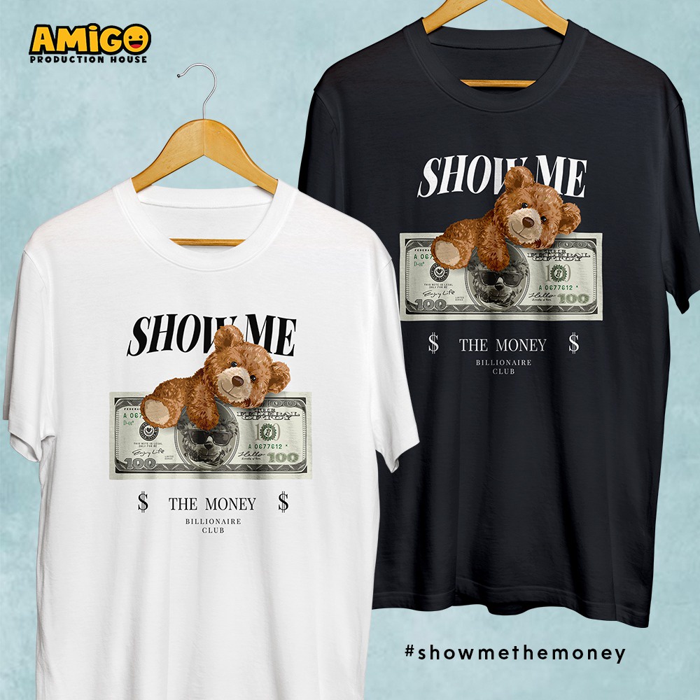 Kaos Bear Hypebeast tshirt murah kualitas distro Premium Quality UNISEX Keren  hype Big SIze