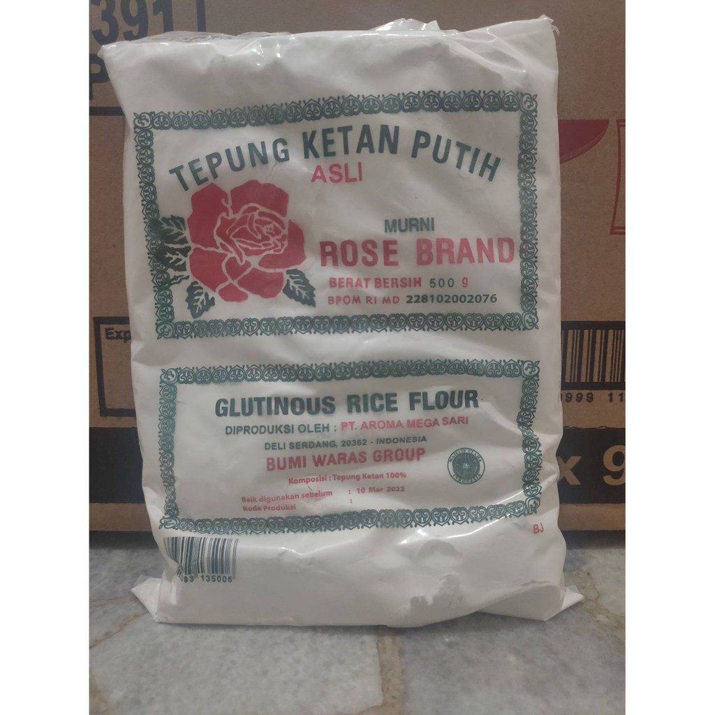 

Tepung Ketan [500 g] / Tepung Pulut / Tepung Ketan Putih Rose Brand
