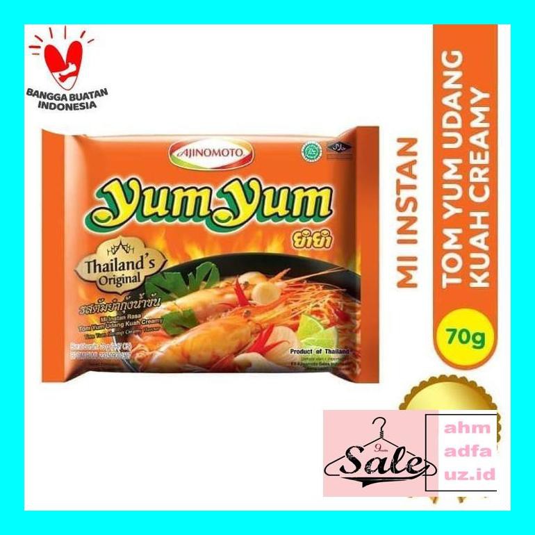 

Ah5Gils Ajinomoto Yum Yum Mie Instant Tom Yum Udang Kuah Creamy 70Gram Fls4Ah7S