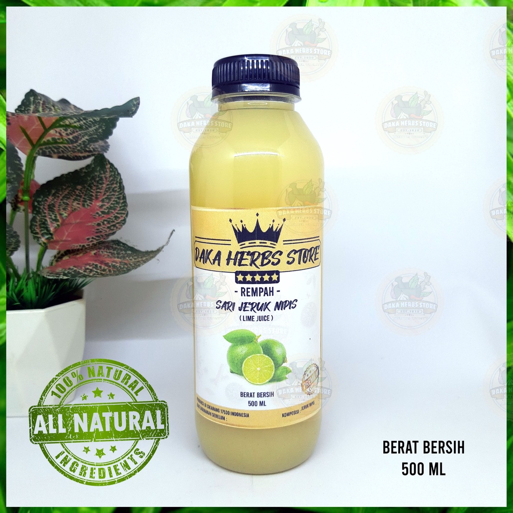 

Sari Jeruk Nipis Murni 500 ML