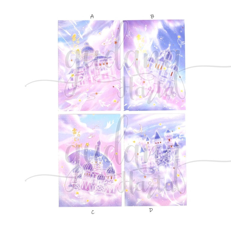 

GCC Notebook A5 Celestial Castle Buku Motif Beragam Model Istana GCC 308213