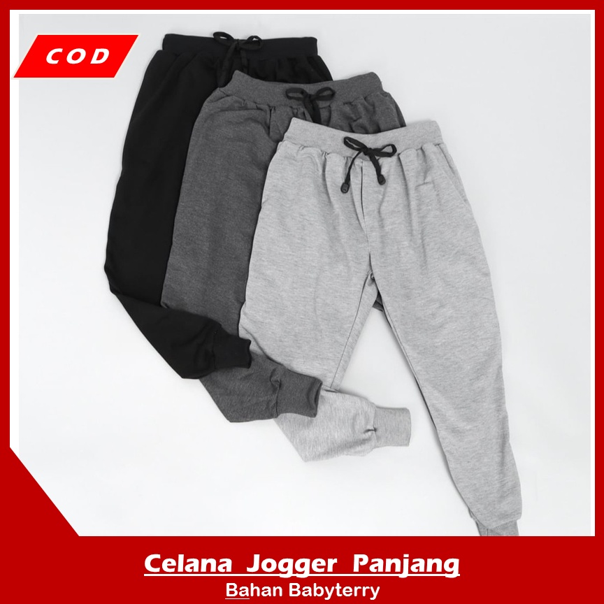 Celana Joger Sweatpants Training Polos Babytrerry Original