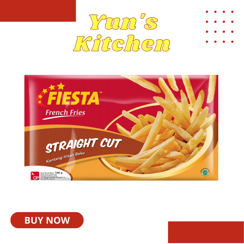 

Fiesta Straight Cut - Kentang Goreng - French Fries - Frozen Food