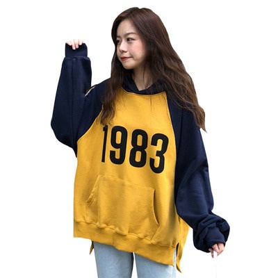 Sweater Longgar Gaya Korea Baju Lengan Panjang Sweater Wanita  Sweater Bertopi Sweater Beludru Jaket Wanita