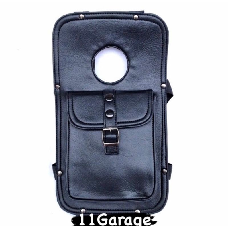 tas tangki tengah bulat motor klasik japstyle custom vintage triumph bobber