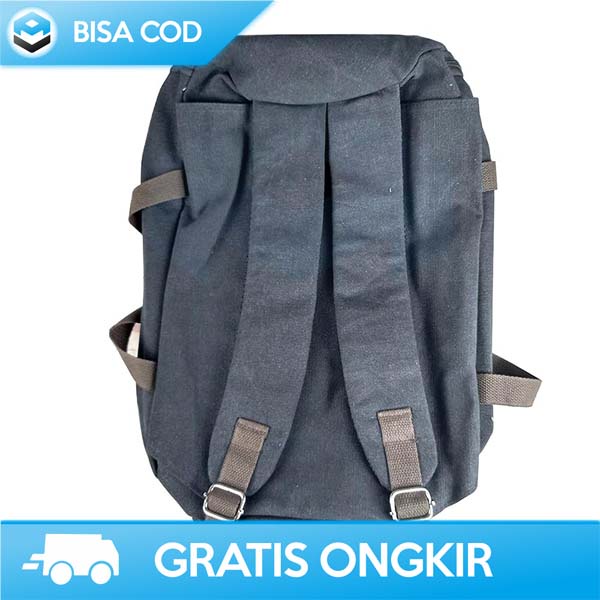 TAS RANSEL GUNUNG FREE KNIGHT DESAIN BARREL KANVAS TAHAN AIR BACK PACK