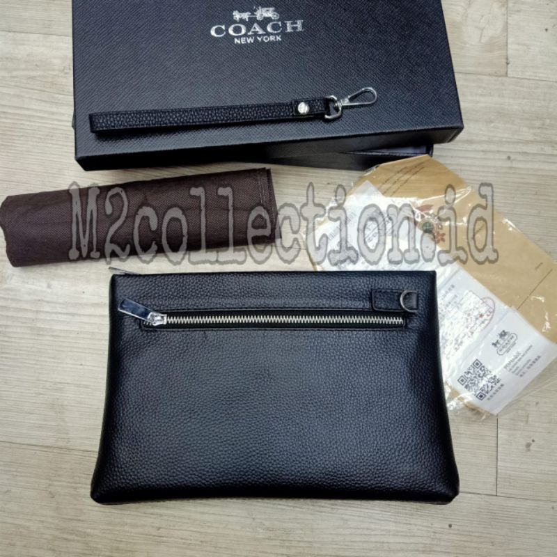 Tas Tangan Coach clutch bag/handbag Leather