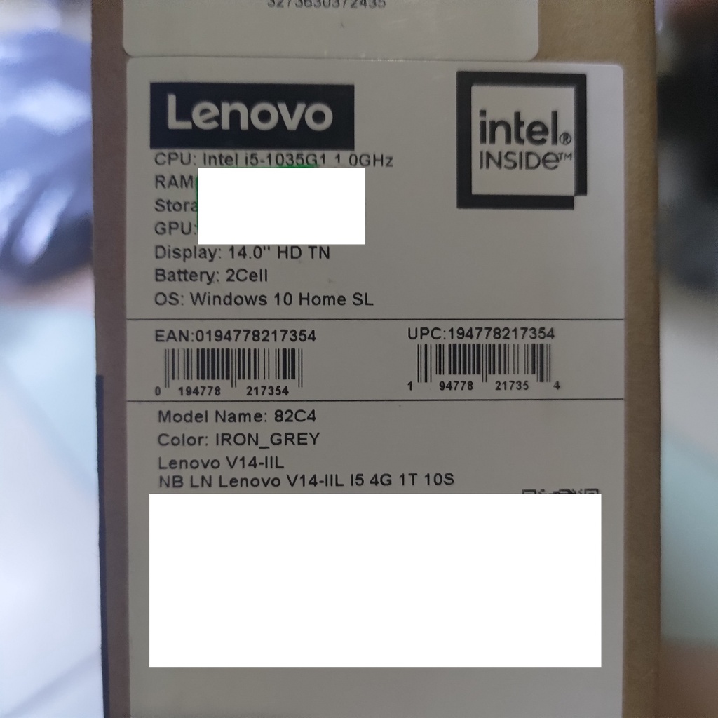 Lenovo V14-iiL i5-1035G1 8Gb SSD 256GB WIN10