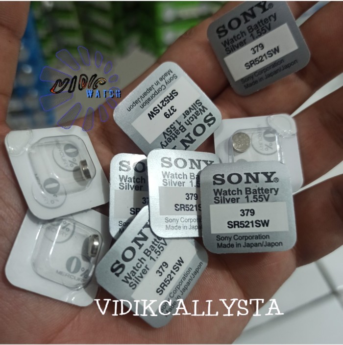 BATREI SONY 379 SP SR521SW 521 SR521 BATRE BATERAI JAM TANGAN ORIGINAL