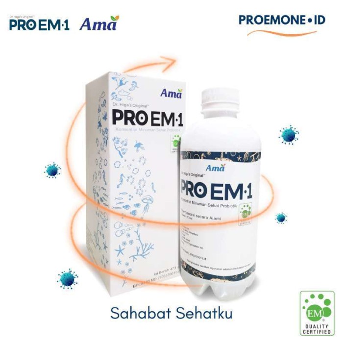 

PRO EM.1 PROBIOTIK 473ML / PRO EM 1 / PRO EM1 Probiotik Kemasan