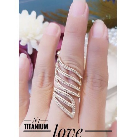 TiTanium cincin wanita yO9373