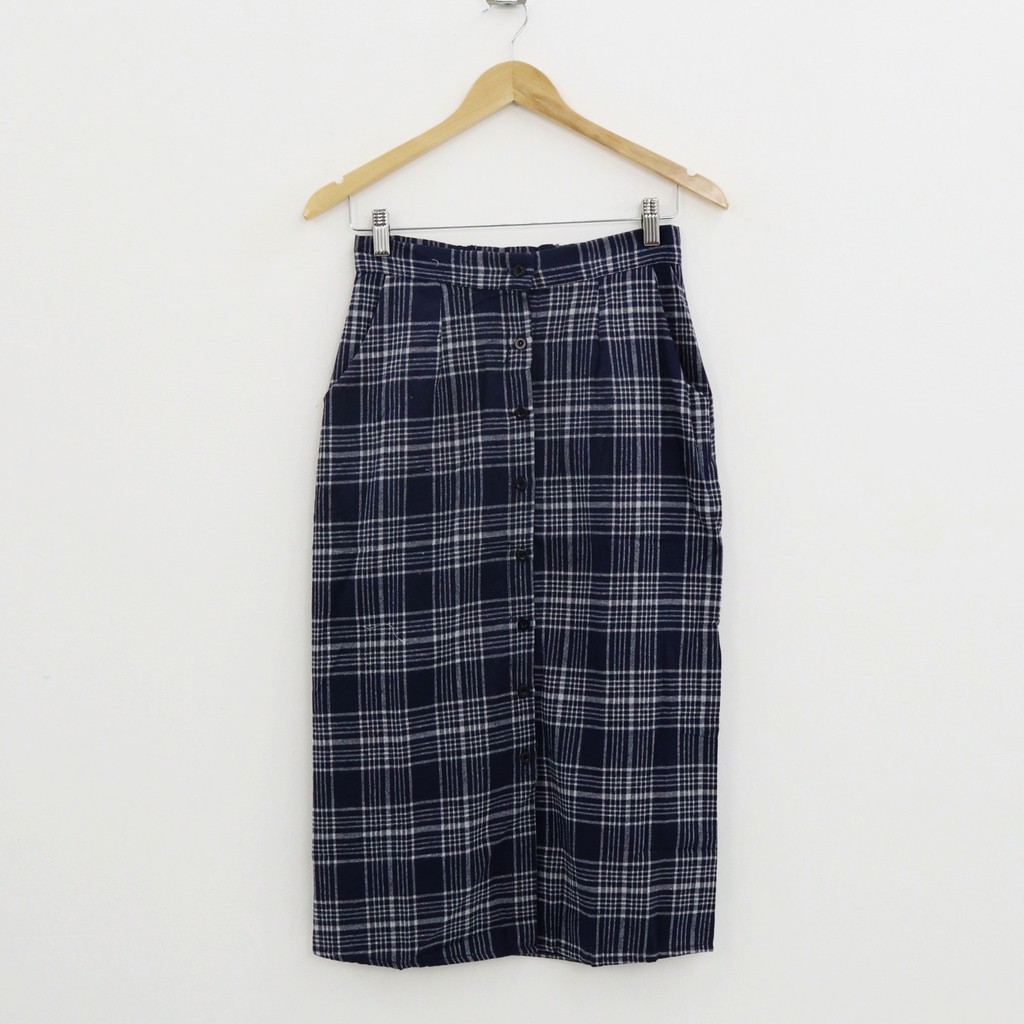 Hervy plaid rok skirt -Thejanclothes