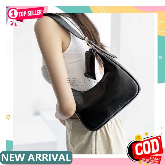 Shoulder Bag Aesthetic | Jana Bag Ready Stock | Tas Korea Wanita Croco Lilac Mini Casual | Tas Pesta