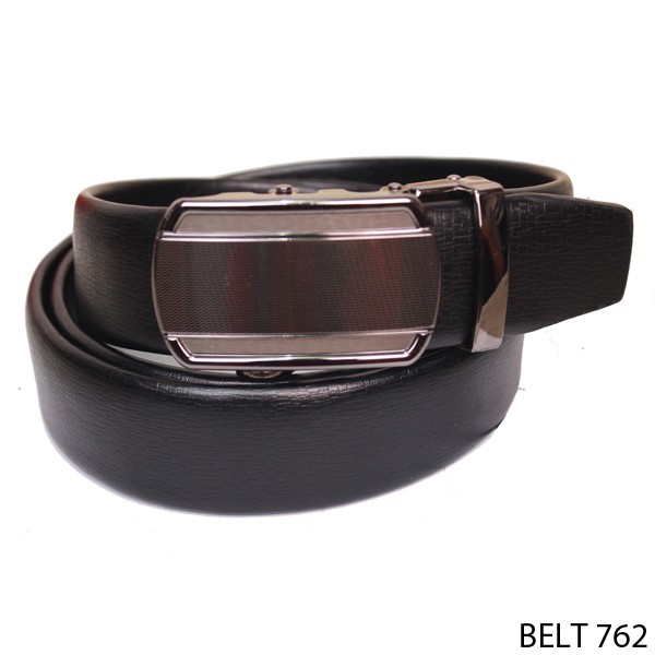 Ikat Pinggang Pria Rel Semi Kulit Hitam – BELT 762