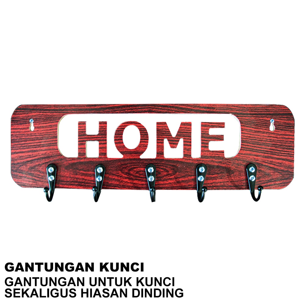 HomiHomi Tempat Gantungan Kunci Dekorasi Perlengkapan Organizer Papan Hiasan Dinding Wall Decor Rumah - CR001