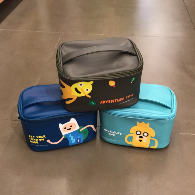 ADVENTURE TIME COSMETIC BAG MINISO || TEMPAT ALAT MAKEUP MINISO