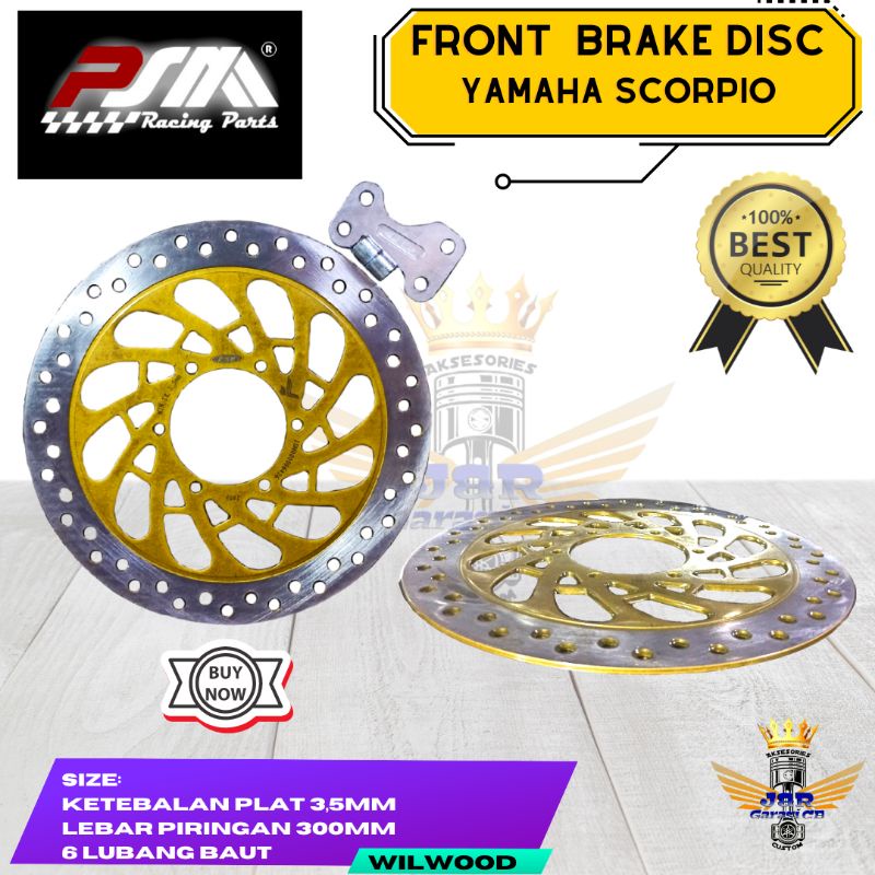 DISC SCORPIO PIRINGAN CAKRAM DEPAN PSM 300MM YAMAHA SCORPIO