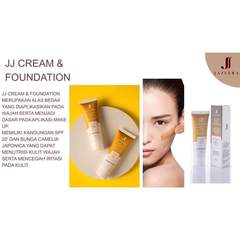 JJ CREAM JAZEERA /ULTIMATE CREAM AND FOUNDATION