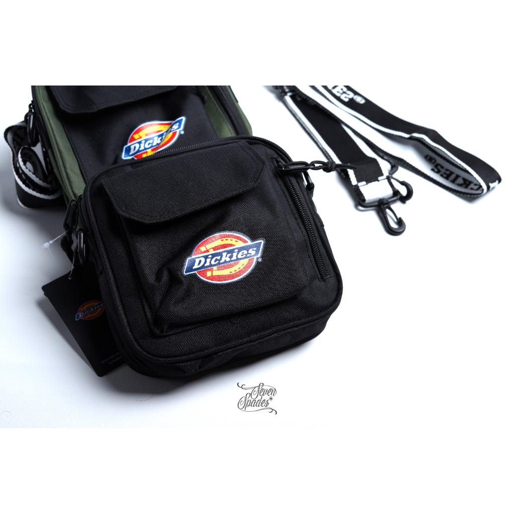 tas selempang Dickies model kotak slingbag Waistbag unisex