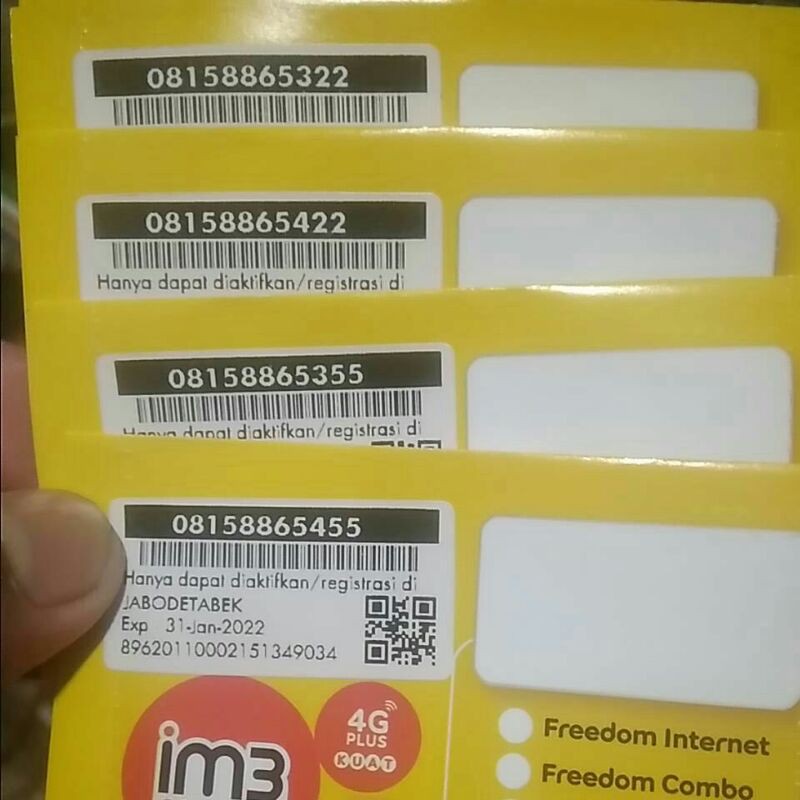 No Cantik IM3 11 Digit Double2