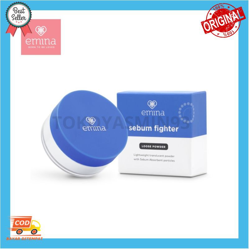 Emina Sebum Fighter Loose Powder 8 g Murah