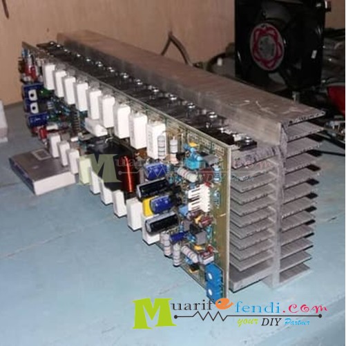 KIT POWER AMPLIFIER APEX H1200 H1200TEF KOMPLIT