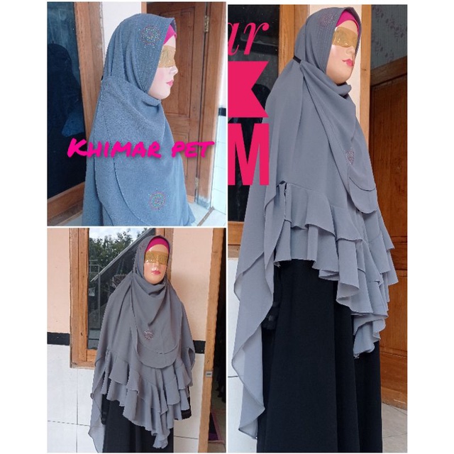 jilbab khimar syar'i pet murah temboro by Balqis collection